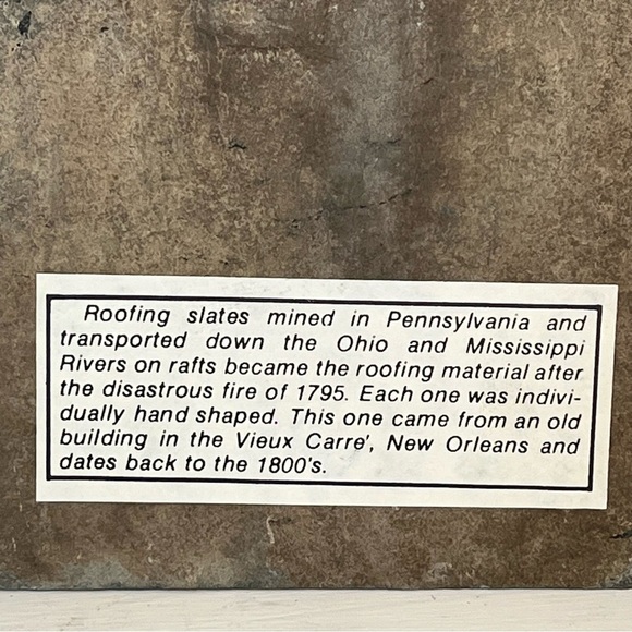 New Orleans Bourbon Original Street Art Plaque on Slate - Picture 13 of 13